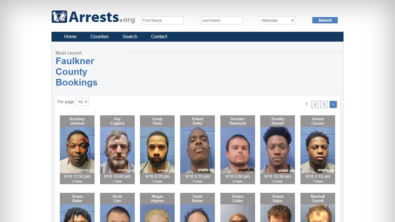 Arkansas Arrests and Inmate Search